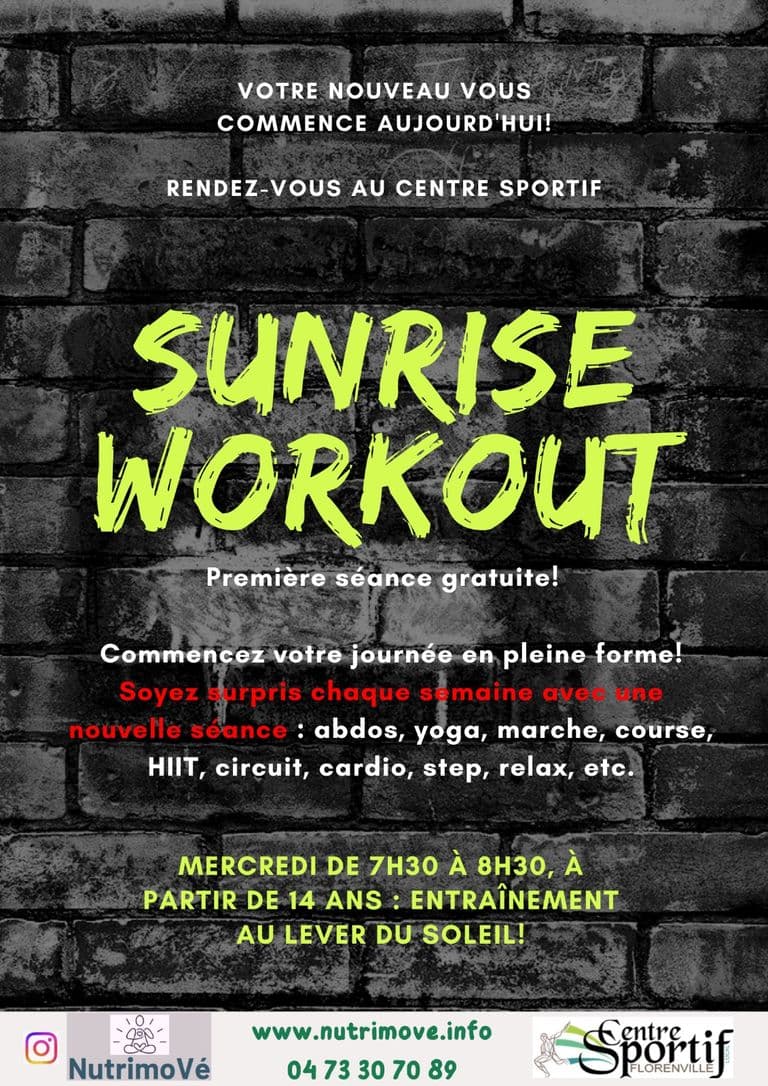Affiche Sunrise Workout